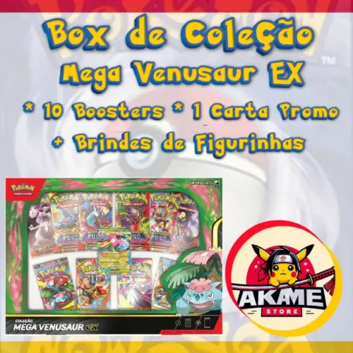 Pokemon Box de coleção Mega Venusaur Ex