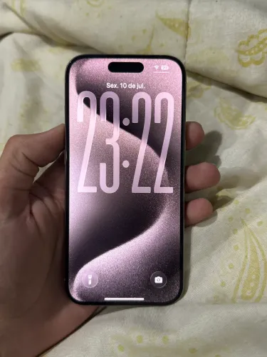 iPhone 15 Pro 128GB Natural Titanium - R$ 3.800