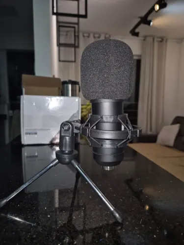 Microfone para podcast