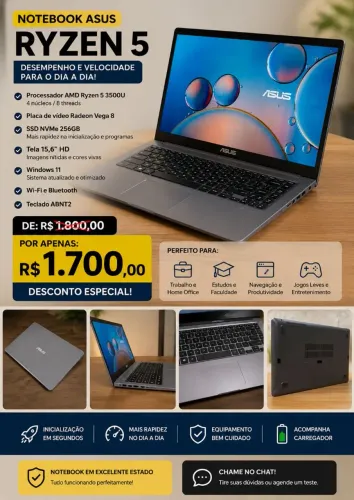 ? NOTEBOOK ASUS RYZEN 5