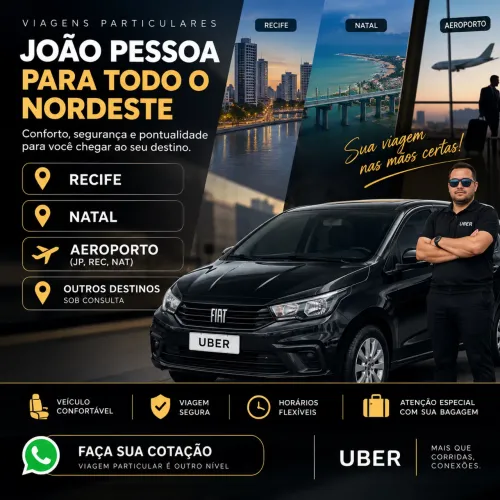 Viagem Particular João Pessoa | Recife | Natal | Aeroportos