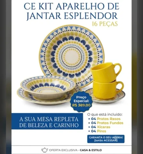 Aparelho de jantar