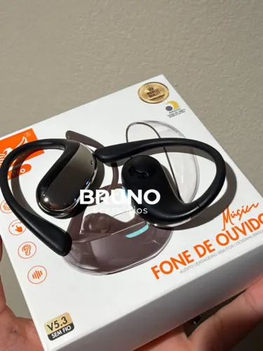 Fone de ouvido sem fios esportivo Bluetooth v5.3