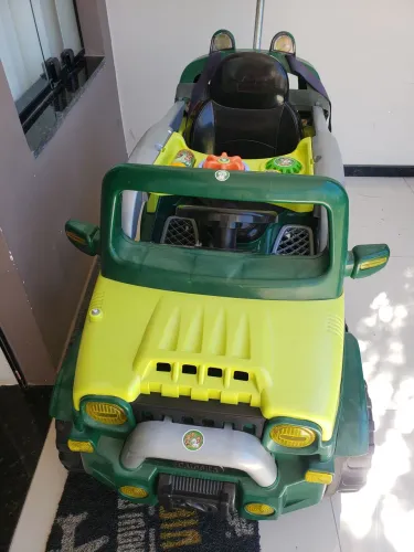 Carrinho resistente jeep diipi verde