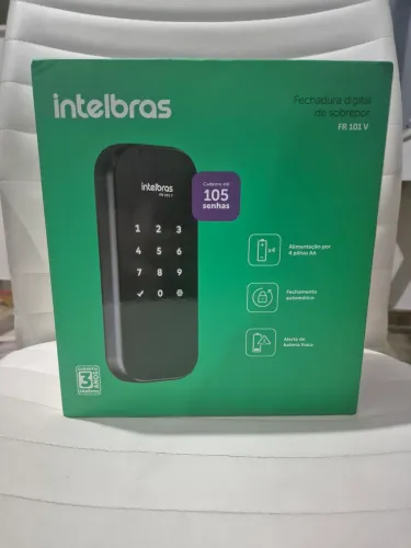 Fechadura Digital de Sobrepor FR 101 V Intelbras (Caixa Lacrada)