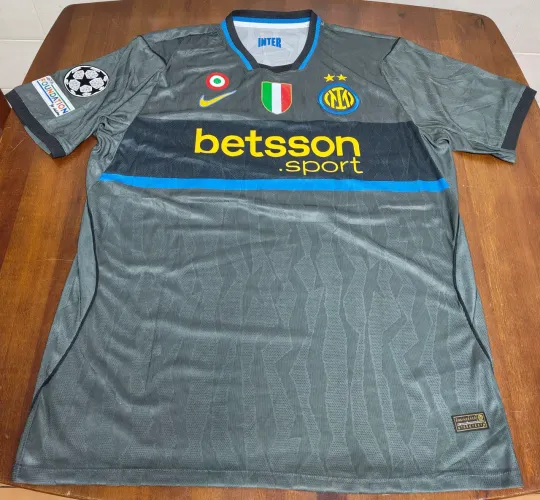 Camisa Inter de Milão 26/27 Modelo jogador, terceira camisa, Ronaldo Fenômeno 10
