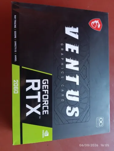 Placa De Vídeo Nvidia Msi Ventus Geforce Rtx 2060 12gb