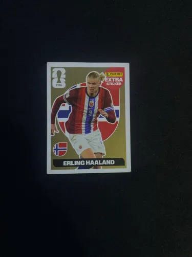 Figurinha Panini Erling Haaland Ouro