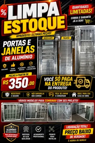 Mega promoção para limpar o estoque com peças aparti
