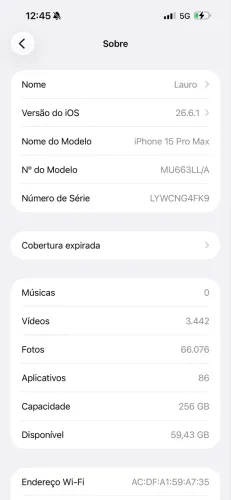 iPhone 15 pro Max 256gb