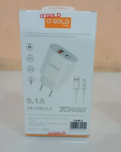 Carregador Turbo 9.1A 40W para iPhone