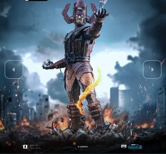 Galactus Deluxe Iron Studios Quarteto Fantástico