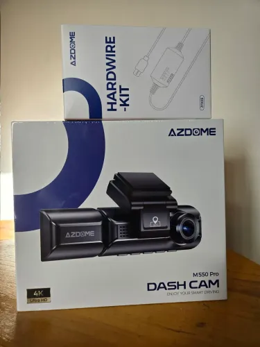 Câmera Frontal Veicular Azdome M550 PR0 + Traseira