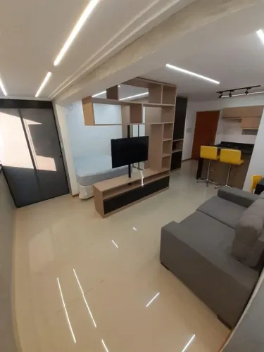 Um imóvel moderno, funcional, ideal para quem valoriza conforto, loft mobiliado