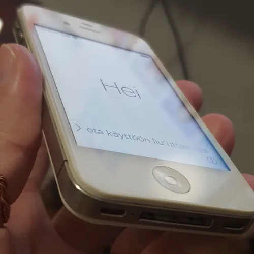 Somente a TELA original do iPhone 4S branco
