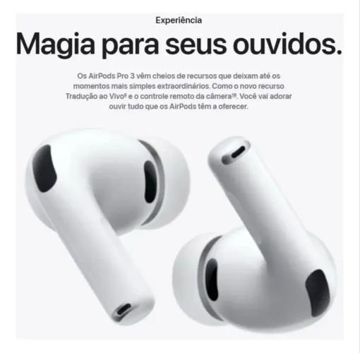 AirPods Pro 3 novo na caixa 