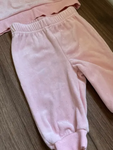 CONJUNTO  INFANTIL PLUSH ROSA
