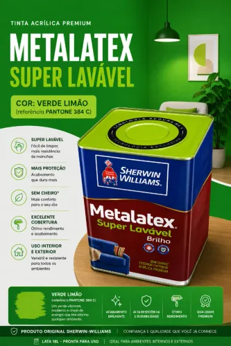 TINTA SHERWIN WILLIAMS 18L - R$170,00
