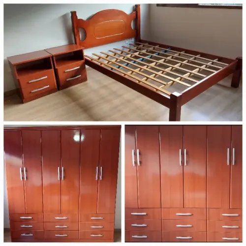 Jogo de quarto mogno