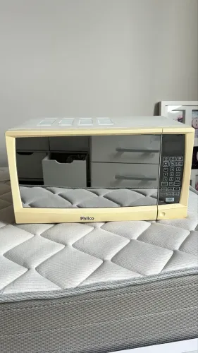 Micro-ondas Philco Espelhado 20L - Funcionando Perfeitamente (Motivo Mudança)