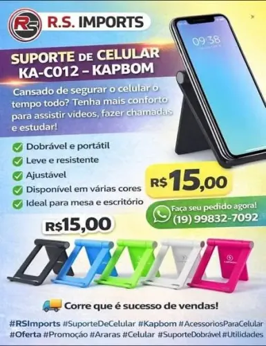 Suporte celular