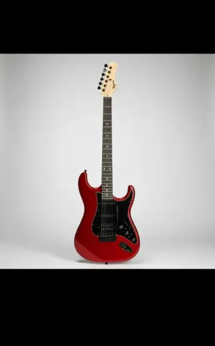 Guitarra elétrica Stratocaster + 1 mini amplificador + 1 afinador digital