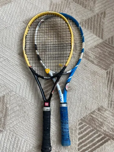 Par de Raquetes de Tênis Wilson + Babolat