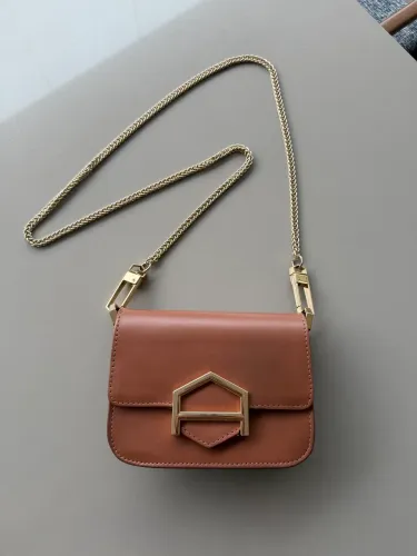 Bolsa Arezzo Tiracolo Couro A001 Marrom