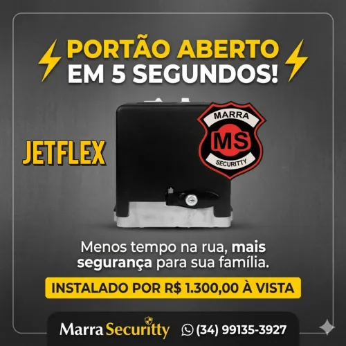 Motor JetFlex Deslizante / abertura 5s