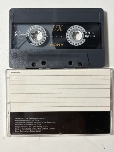 Fita cassete Sony UX90 cromo