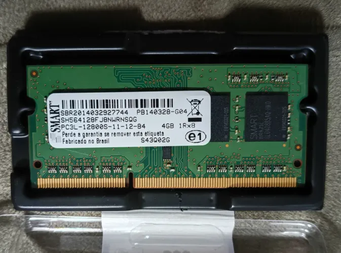 Memória de 4GB DDR3L 1600 MHz para Notebook