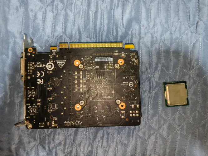 PLACA DE VÍDEO GTX 1050 2GB E PROCESSADOR INTEL CORE i5 4590