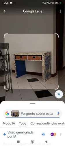 Aparador, madeira de reflorestamento, duas gavetas em vime