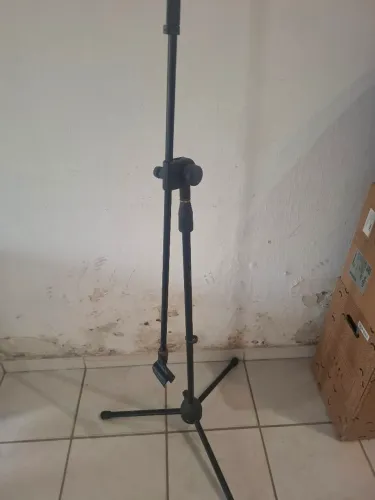 Pedestal tripé microfone