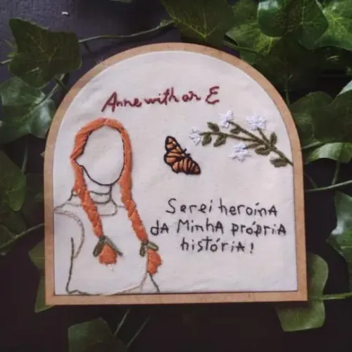 Filmes e séries bordado decorativo 