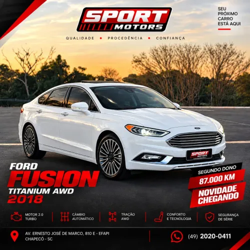 Ford Fusion Titanium 2.0 Gtdi Eco. AWD Aut. 2018