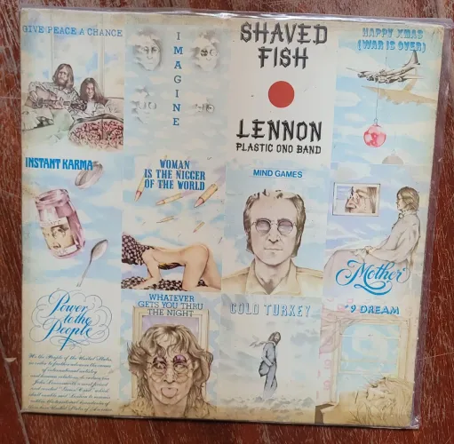Lp Jhon Lenon,  Shaved Fish, c.encarte. ótimo estado 