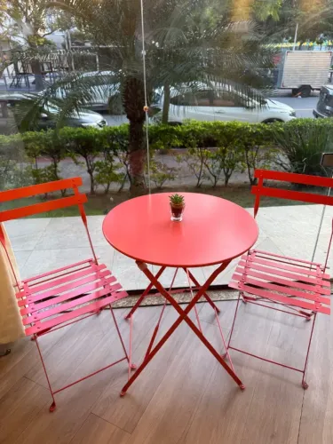 Mesa de Jardim Redonda