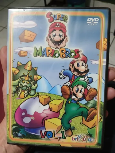Dvd para colecionadores super Mario bros vol 1 ótimo estado 