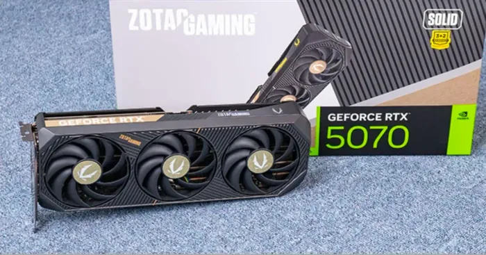Rtx 5070 zotac solid oc com nota e garantia.