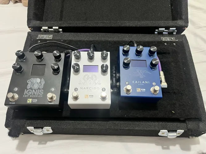 3 Pedais VTR + Maleta