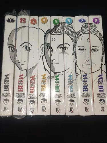 COLEÇÃO COMPLETA MANGÁ BUDA (OSAMU TEZUKA) 8 VOLUMES