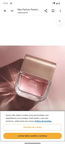 DEO PARFUM ília 50ml