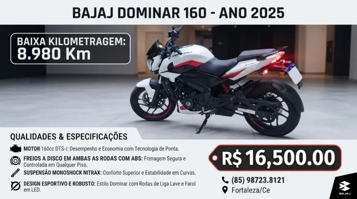 Bajaj Dominar 160 2025