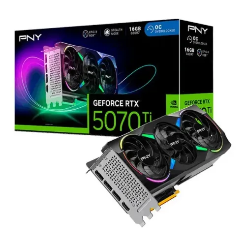 PNY GeForce RTX? 5070 ARGB EPIC Triple Fan OC