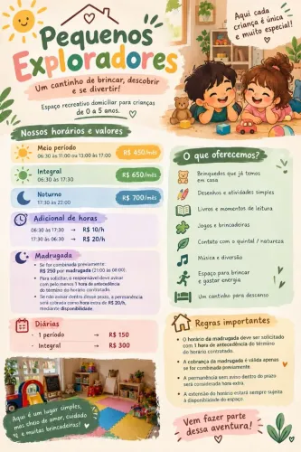 UM ESPAÇO PRO SEU PEQUENO 