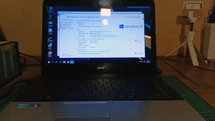 Notebook Acer / Intel i3 2 Geração/ DDR3 6GB /HD 500GB / Windows 10
