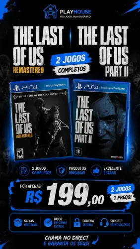 The Last of us PS4 coleção 