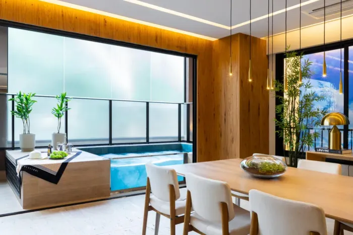 Apartamento com 233 m2, 4 suítes, no Setor Marista, com churrasqueira a carvão e piscina