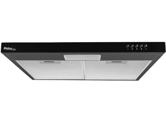 Depurador e Exaustor Philco PDR60P Slim 60 Cm 3 Velocidades Preto 127v.